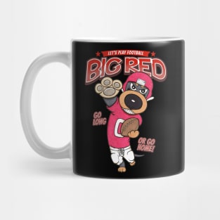 Cute Funny Doxie Dachshund Dog Football Mug